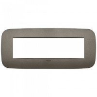 19687.13 - Vimar Накладка Round на 7 модулей шампань матовый