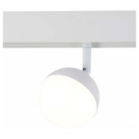 ST LUCE ST358.546.07 Магнитный трековый светильник белый LED 1*7W 4000K 520Lm Ra>80 120° IP20 L120xW90xH192 48V