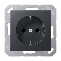 Розетка SCHUKO®; термопласт; антрацит, EP1420AN