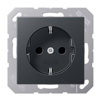 Розетка SCHUKO®; термопласт; антрацит, EP1420AN