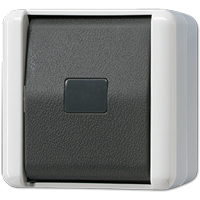 Кнопка без фиксации, однополюсная с НО контактом; для накладного монтажа IP44, 831W