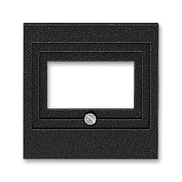 5014H-A00040 63 - Накладка ABB Levit для розеток USB / HDMI / VGA антрацит - 2CHH290040A4063