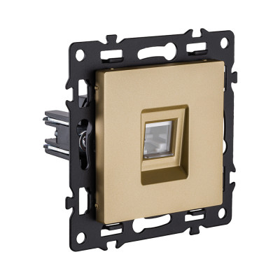 Розетка Ethernet RJ45 Cat.5, золотой Kollinger Asthetik AS-017GD