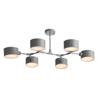 Evoluce SLE183702-06 Светильник потолочный Серый/Серый E14 6*60W