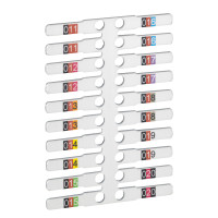 Legrand Заготовка этикеток Logicab 2 - для проводов - для держателя Memocab 4x12 мм, 038710 Legrand Заготовка этикеток Logicab 2 - для проводов - для держателя Memocab 4x12 мм, 038710