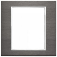 Vimar Накладка Eikon Evo на 8 модулей, серая лава, 21668.03