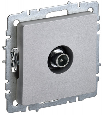 BRITE Роз. TV проходная РТВ10-0-БрА алюм. IEK, BR-A10-P-K47