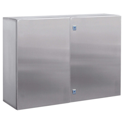 Навесной шкаф CE из нержавеющей стали (AISI 316), двухдверный, 600 x 800 x 300мм, без фланца (упак. 1шт)