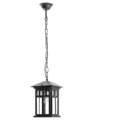 Светильник садово-парковый, 60W 230V IP44 черный, PL675 (на цепочке 500мм), Feron 11690