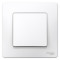 BLANCA С/У 1-клавишный ПЕРЕКЛЮЧАТЕЛЬ (cх.6), 10А, 250B, БЕЛЫЙ