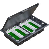 люк пластиковый размер xl на 12х45 (12 постов или 24 модуля) ip20