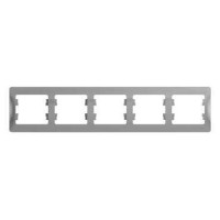 GLOSSA 5-постовая РАМКА, горизонтальная, АЛЮМИНИЙ GLOSSA 5-постовая РАМКА, горизонтальная, АЛЮМИНИЙ