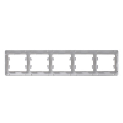 GLOSSA 5-постовая РАМКА, горизонтальная, АЛЮМИНИЙ