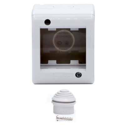 ДКС Модульная настен. коробка для эл/устан. изделий VIVA, IP40,2мод., 54640