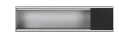 Simon K45 Connect Офиблок Compact из алюминия на 3 механизма цвета графит, KFC203-14