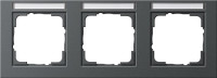 109323 Gira Рамка 3-я горизонтальная с полем для надписи