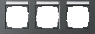 109323 Gira Рамка 3-я горизонтальная с полем для надписи