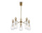 Потолочный светильник с травертином E14*5, AMBRELLA LIGHT, LH53286