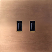 Basalte USB зарядное устройство, deseo collection, цвет soft copper