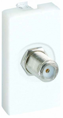 Simon SConnect Плата с разъёмом SAT "мама", пайка 22,5х45мм, белый, K102C-9