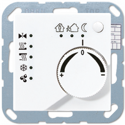 KNX-регулятор с ручкой для установки температуры; белый, A2178WW