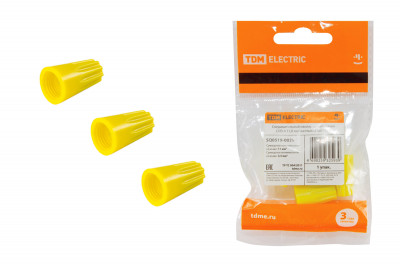 Соединительный изолирующий зажим СИЗ-4 11,0 мм2 желтый (5 шт) TDM Electric, SQ0519-0029
