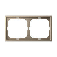 GAL000502 - ARTGALLERY 2-постовая РАМКА, универсальная, ШАМПАНЬ, Systeme Electric GAL000502 - ARTGALLERY 2-постовая РАМКА, универсальная, ШАМПАНЬ, Systeme Electric