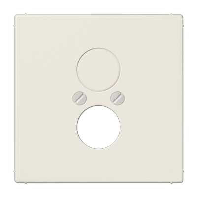 Крышка для 2-х гнезд (разъемов для громкоговорителей); слоновая кость, LS962