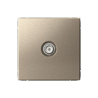 GAL000591 - ARTGALLERY TV РОЗЕТКА оконечная 1DB, механизм, ШАМПАНЬ, Systeme Electric