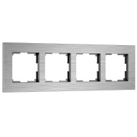 Werkel W0043506/ Рамка на 4 поста AluMax (алюминий), a066328 Werkel W0043506/ Рамка на 4 поста AluMax (алюминий), a066328