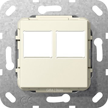562901 Gira Вставка Modular Jack 2-местн. LexCom