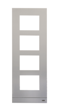 51024CF-A - Рамка станции вызова, размер 1/4, серебристый - 2TMA070130A0014 51024CF-A - Рамка станции вызова, размер 1/4, серебристый - 2TMA070130A0014