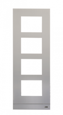 51024CF-A - Рамка станции вызова, размер 1/4, серебристый - 2TMA070130A0014