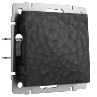 Werkel W1212008/ Выключатель одноклавишный проходной (hammer черный), a052055 Werkel W1212008/ Выключатель одноклавишный проходной (hammer черный), a052055