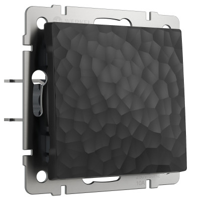 Werkel W1212008/ Выключатель одноклавишный проходной (hammer черный), a052055