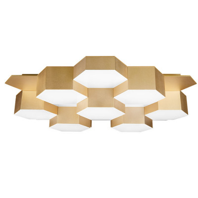 Lightstar 750163 (MX13003032-16А) Люстра потол FAVO LED-80W 3840LM Satin Gold 4000K (в комплекте)