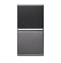 N2102.5 CV - Механизм 1-клавишного переключателя с клавишей с контрольной подсветкой, 1-модульный, серия Zenit, цвет шампань - 2CLA210250N1901