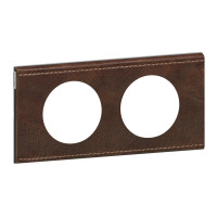 Legrand Рамка - Программа Celiane - 2 поста - кожа текстура, 069402