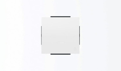 8562 BL - Клавиша для 1-клавишных выключателей с таймером, серия SKY, цвет альпийский белый - 2CLA856200A1101