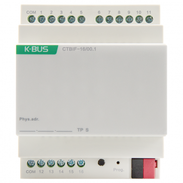 GVS CTBIF-16/00.1 Универсальный интерфейс KNX Universal Interface 16-Fold, DIN-rail Mounted