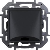 Legrand Вывод кабеля IP21 - Legrand Inspiria - с зажимом для крепления - антрацит, 673893