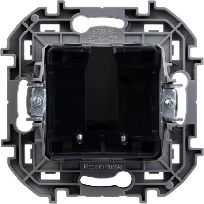 Legrand Вывод кабеля IP21 - Legrand Inspiria - с зажимом для крепления - антрацит, 673893