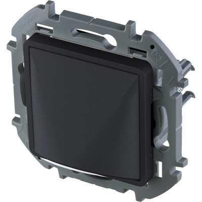 Legrand Вывод кабеля IP21 - Legrand Inspiria - с зажимом для крепления - антрацит, 673893