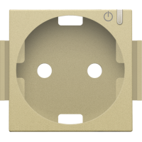 Niko Home Control Золото Накладка розетки Zigbee, 221-66930
