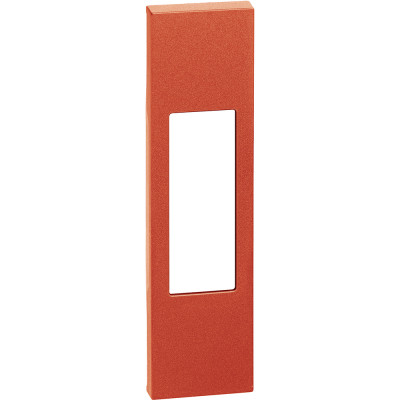 KR02 Bticino LIVING NOW. Лицевая панель для розеток итальянского стандарта 1 модуль.Цвет Красный, KR02