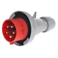 Прямая вилка - P17 Tempra Pro - IP 66/67 - 380/415 В~ - 32 A - 3К+Н+З Прямая вилка - P17 Tempra Pro - IP 66/67 - 380/415 В~ - 32 A - 3К+Н+З