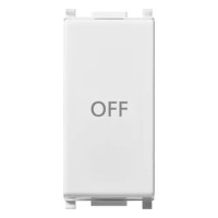 Vimar Кнопка 1P NO+NC 10A с символом "OFF", 14056.33