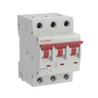 ДКС Автоматический выключатель модульный YON max типа MD63N, 6кА, 3 полюса, хар-ка B, 32А (упак. 4шт), MD63N-3PB32