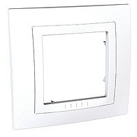 Unica Рамка 1-ная моноблок, бел.