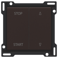 Niko Шоколад Накладка на выключатель для жалюзи, 124-65905